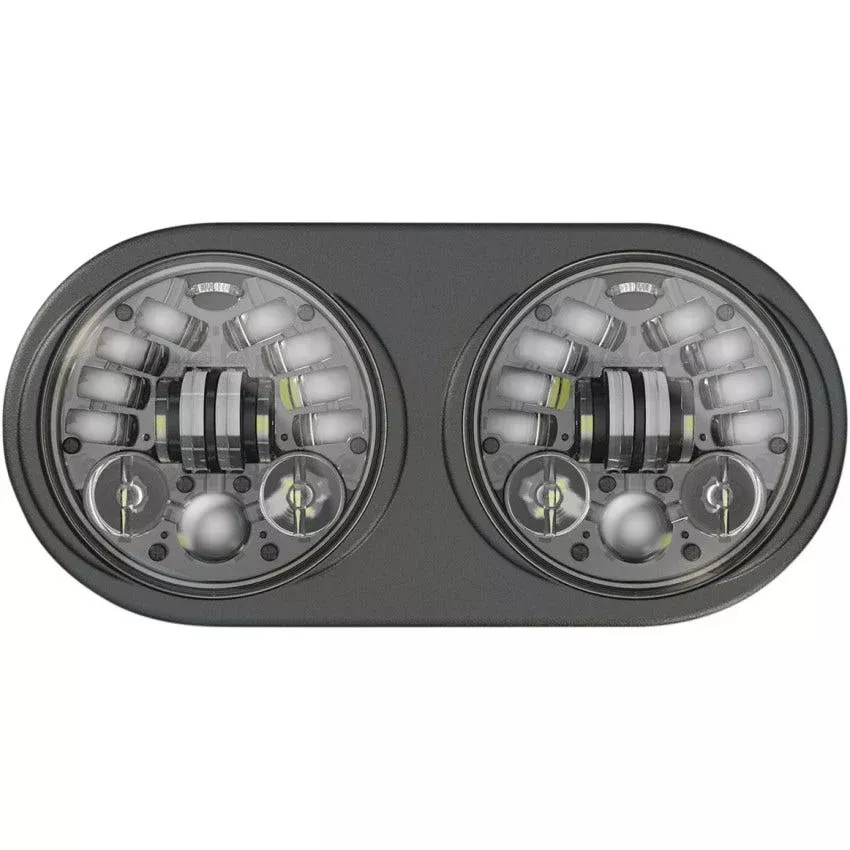 Custom Dynamics Black ProBeam LED Adaptive Headlamps for Harley Road Glide