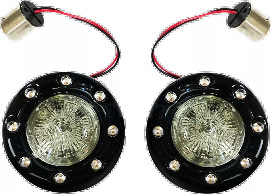 Custom Dynamics Bullet Turn Signal 1156 – Black – Smoke Lens – PB-BR-RR 56-BS