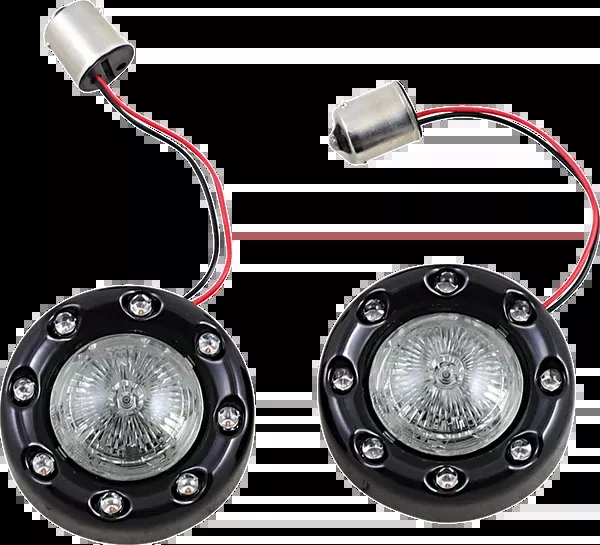 Custom Dynamics Bullet Turn Signal 1156 – Black – Smoke Lens