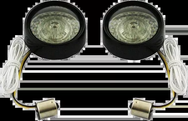 Custom Dynamics Bullet Turn Signal – 1156 – Gloss Black – Smoke Lens