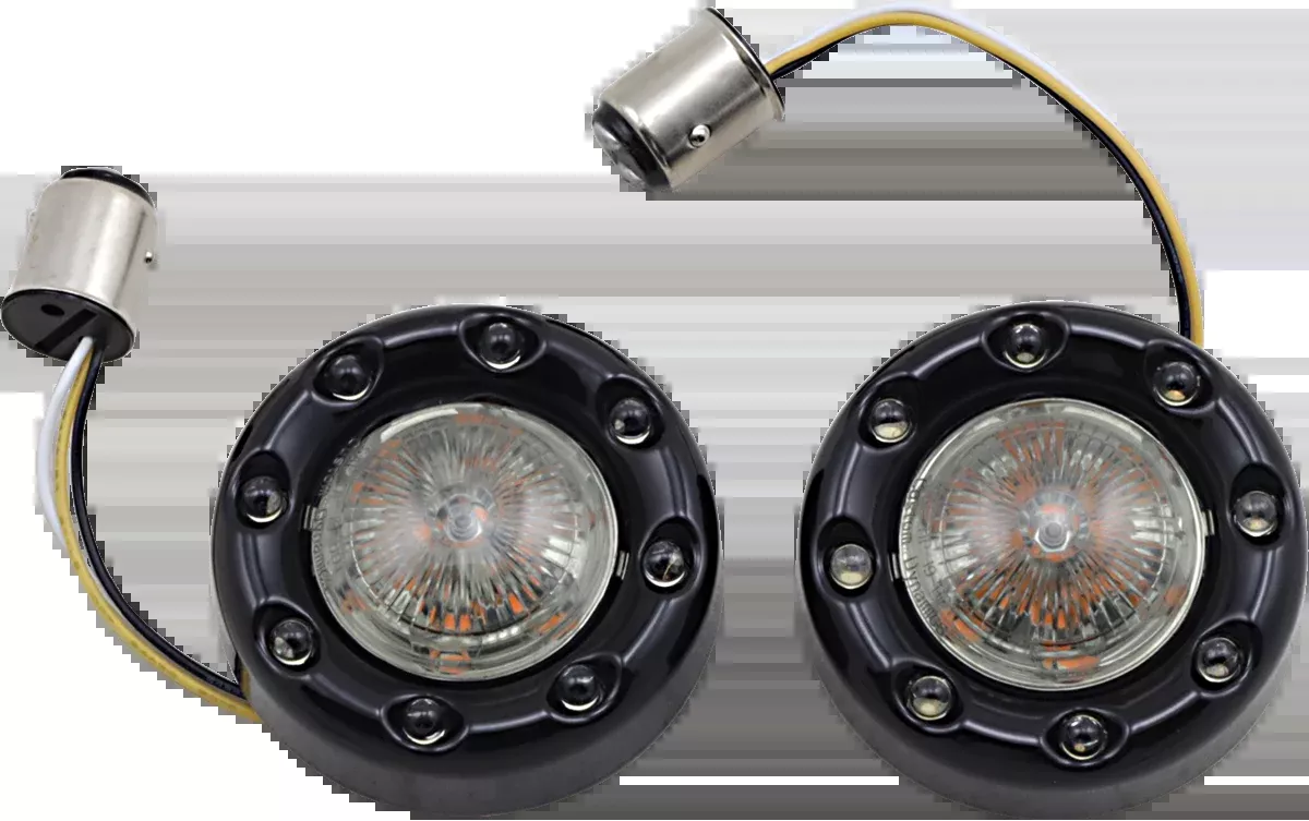 Custom Dynamics Bullet Turn Signal 1157 - Black - Smoke Lens - PB-BR-AW-57-BS