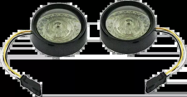 Custom Dynamics Bullet Turn Signal - JAE CVO - Gloss Black - Smoke Lens