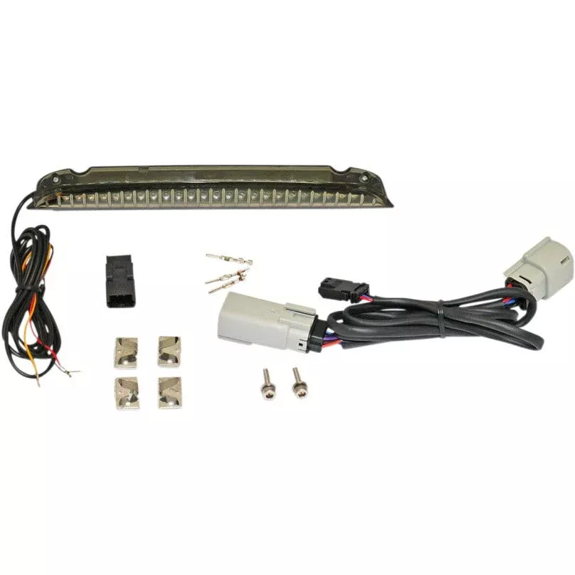 Custom Dynamics CD-LR-04-S Luggage Rack Smoked Lens LED Light Bar 09-19 Touring