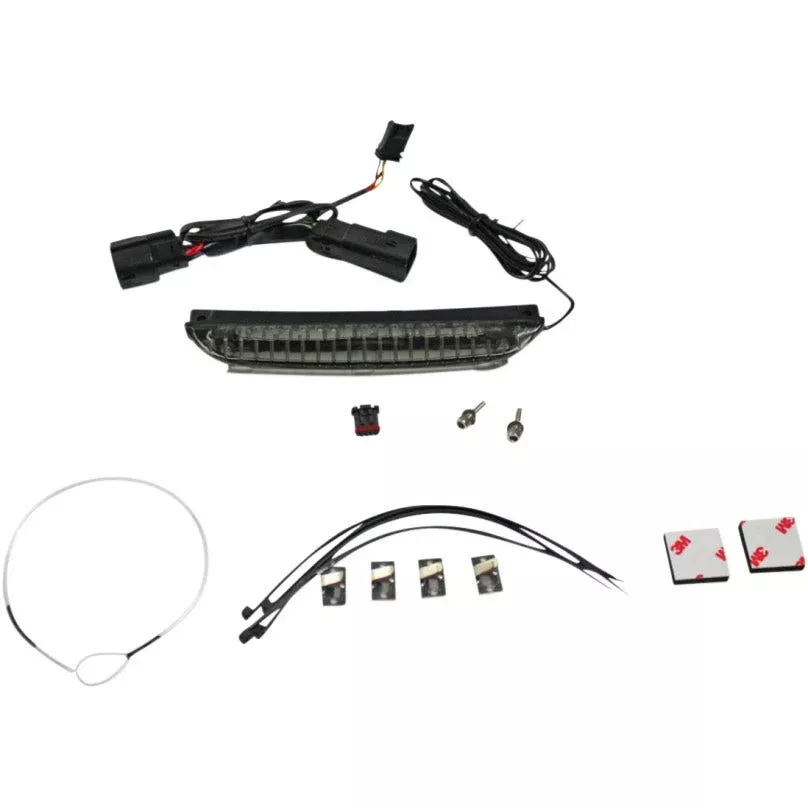 Custom Dynamics CD-LR-05-S Luggage Rack Smoked Lens LED Light Bar 14-19 Touring
