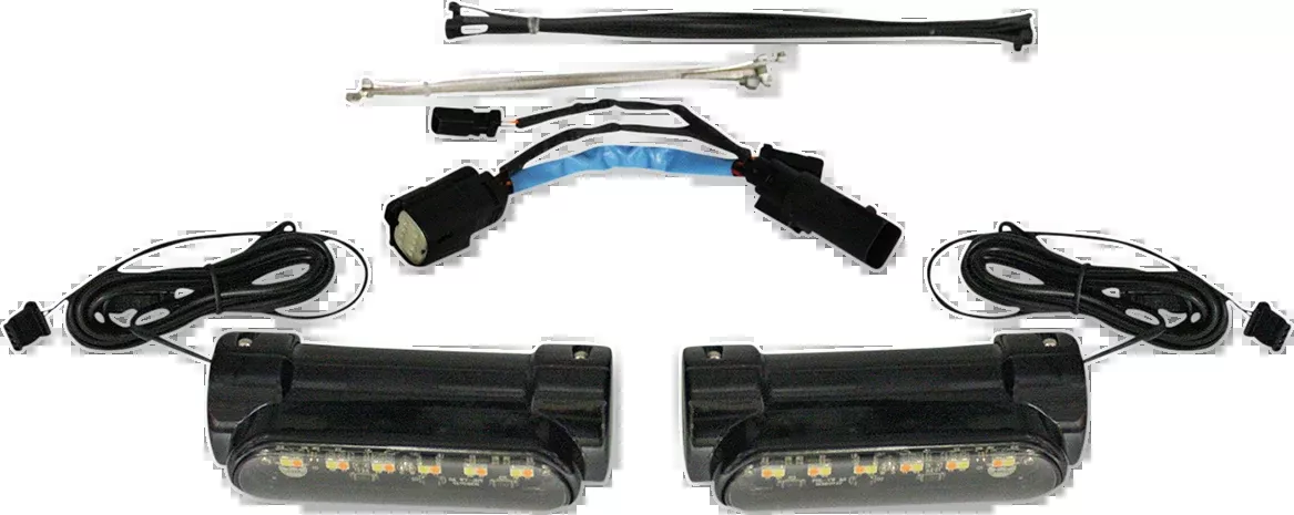 Custom Dynamics Engine Guard Light - Black - '09-'13 CVO - CD-CB-AW-SS8-B
