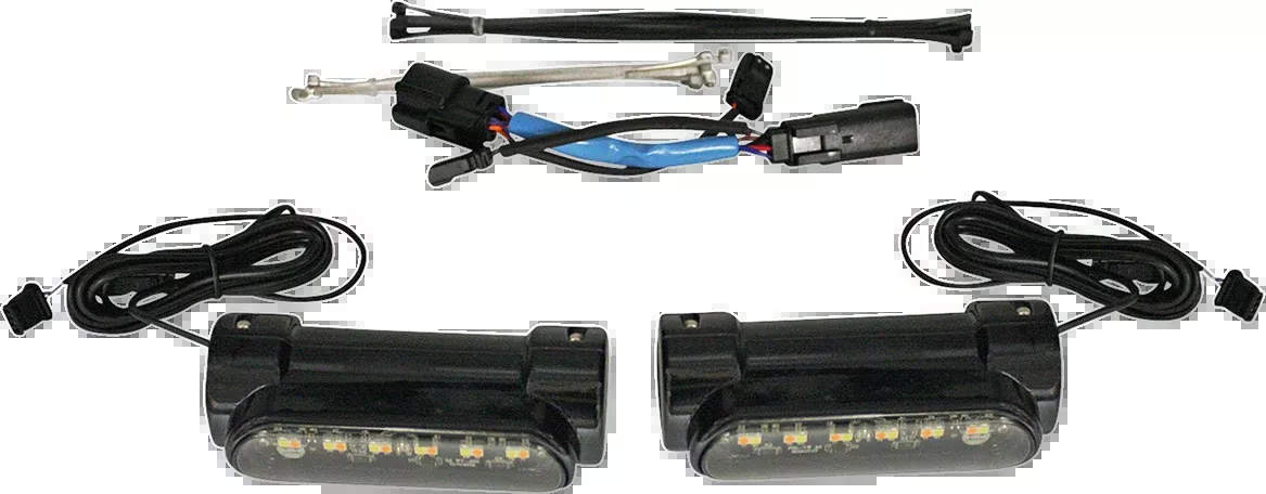 Custom Dynamics Engine Guard Light - Black - '10-'13 FLHX - CD-CB-AW-SS6-B