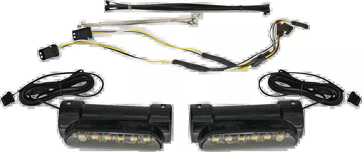 Custom Dynamics Engine Guard Light – Black – FLH – CD-CB-AW-BCM-B