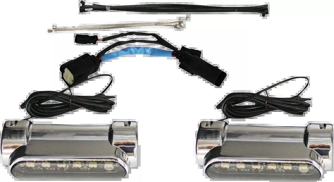 Custom Dynamics Engine Guard Light – Chrome – ’09-’13 CVO – CD-CB-AW-SS8-C