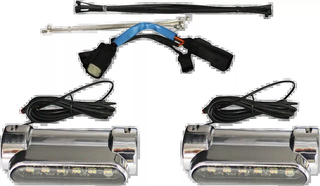 Custom Dynamics Engine Guard Light – Chrome – ’10-’13 FLHX – CD-CB-AW-SS6-C