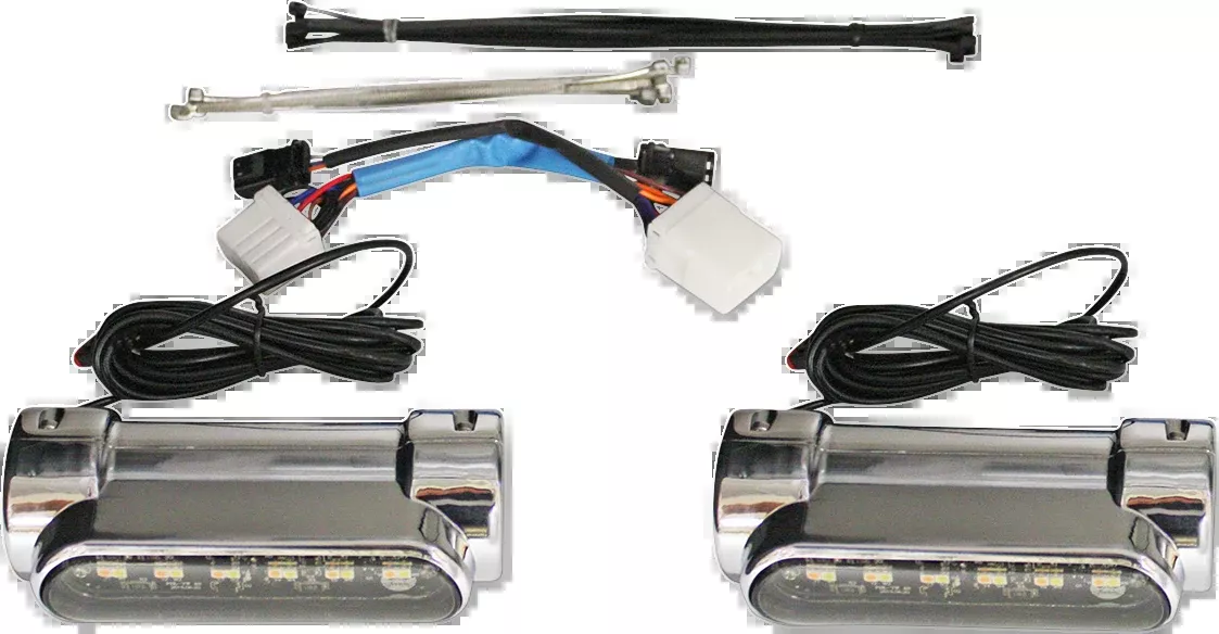 Custom Dynamics Engine Guard Light – Chrome – ’97-’13 FLH – CD-CB-AW-HD-C