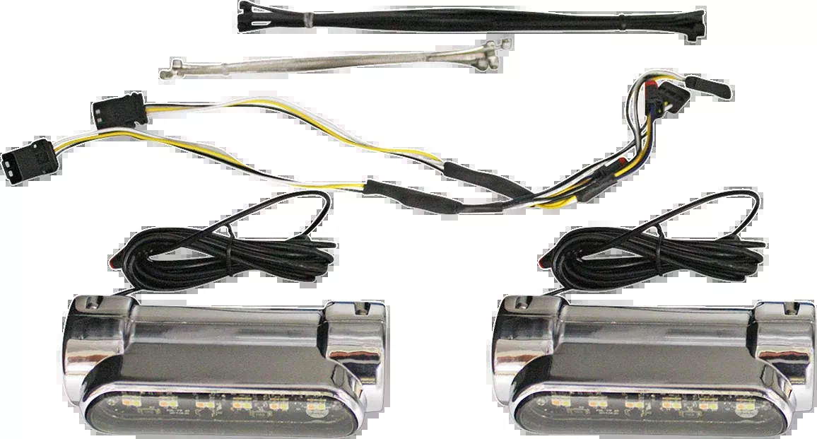 Custom Dynamics Engine Guard Light - Chrome - FLH - CD-CB-AW-BCM-C