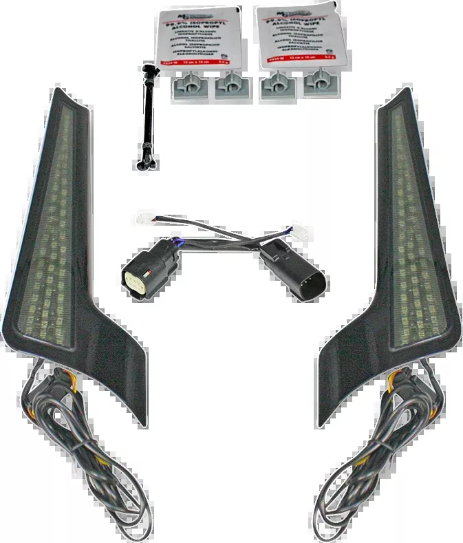 Custom Dynamics Fascia LED Light Panels- ’10-’13 – Black/Smoke – CD-FASCIA-SS6SB