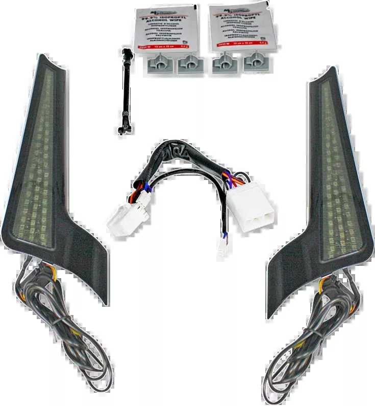 Custom Dynamics Fascia LED Light Panels – Black/Smoke – CD-FASCIA-HD-SB
