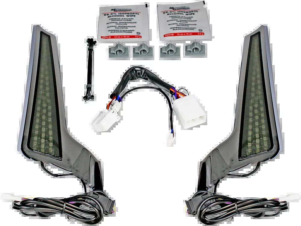 Custom Dynamics Fascia LED Light Panels – Chrome/Smoke – CD-FASCIA-HD-CS