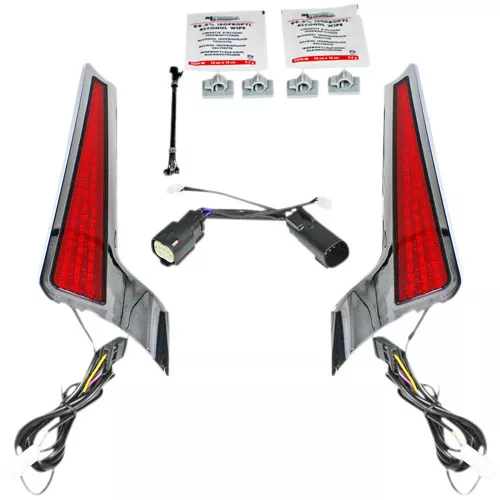 Custom Dynamics Fascia LED Panels for 2014-2020 Harley Touring – Chrome