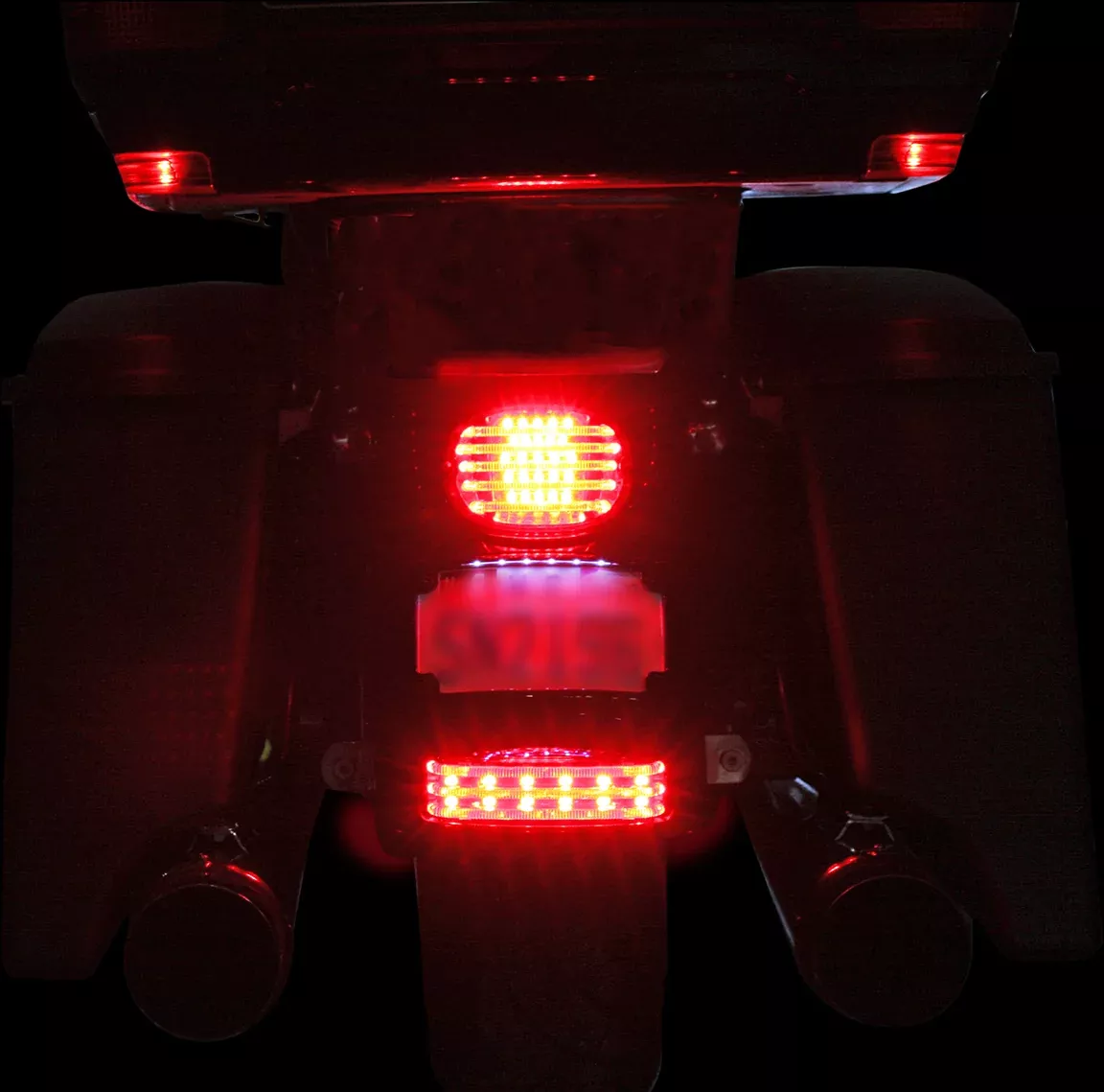 Custom Dynamics Fender Tip Light - LED - Smoke Lens - Chrome - PB-FT-TOUR-S-C