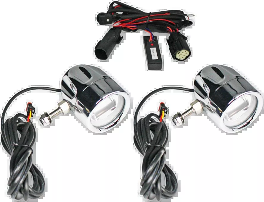 Custom Dynamics Fog Light – Chrome – Clear Lens – Universal – PB-FOG-UNV-C