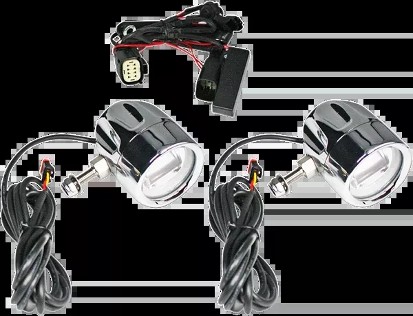 Custom Dynamics Fog Light – Chrome – Clear Lens