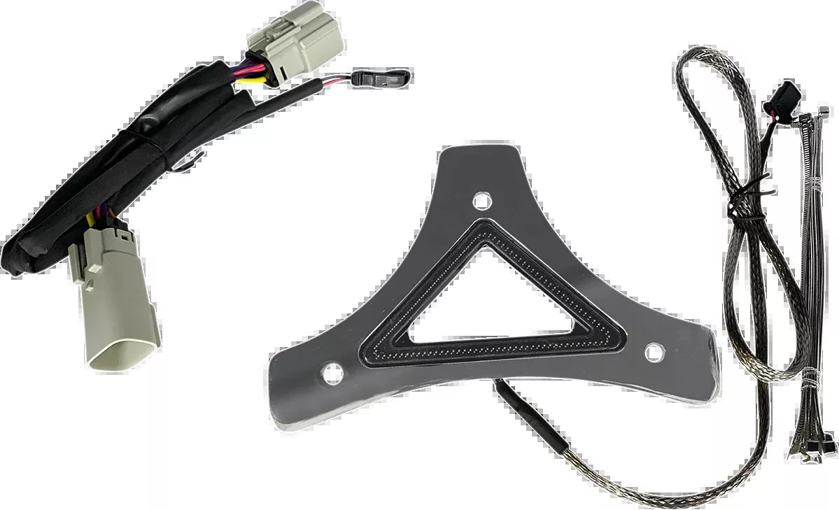 Custom Dynamics LED Backrest Light – Run/Brake – Chrome – CD-BR-TKE-C