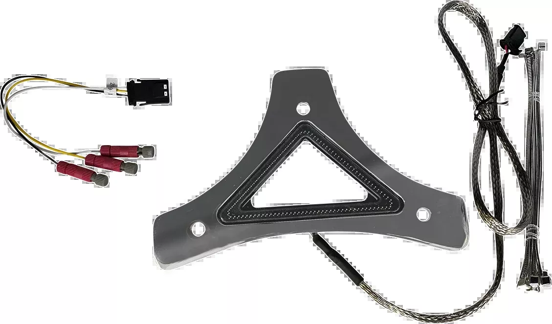 Custom Dynamics LED Backrest Light – Run/Brake – Chrome – CD-BR-UNV-C