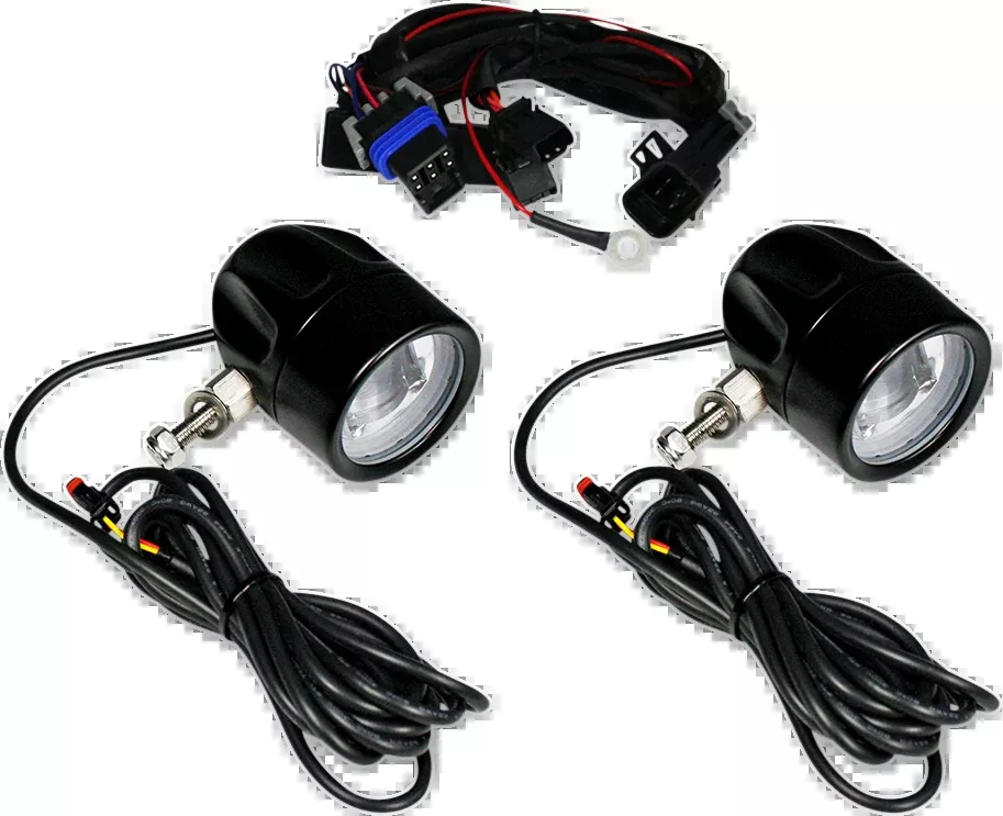 Custom Dynamics LED Fog Light – Indian – Black – PB-FOG-IND-B