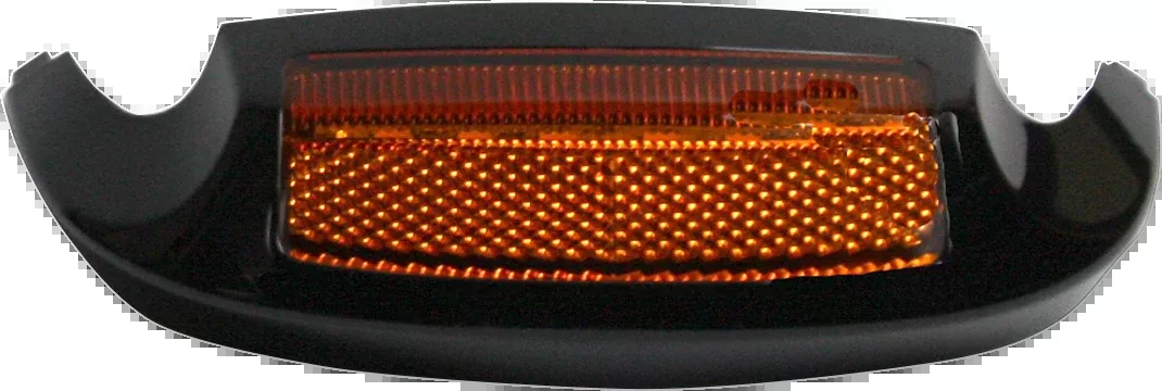 Custom Dynamics LED Front Fender Tip – Amber LED/Amber Lens – Black – GEN-FT-AA-BLK