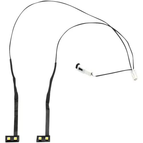 Custom Dynamics LED Lights for Fairing Vent Trim on 2014-2020 Harley Touring – White Backlight