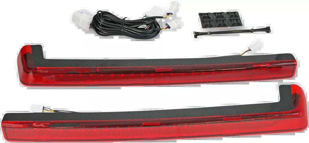 Custom Dynamics LED Run/Brake Tour-Pak Arms – Red Lens – ’06-’13 – PB-TP-ARM-13R