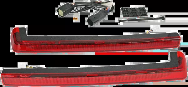 Custom Dynamics LED Run/Brake/Turn Tour-Pak Arms - Red Lens - '14-'25