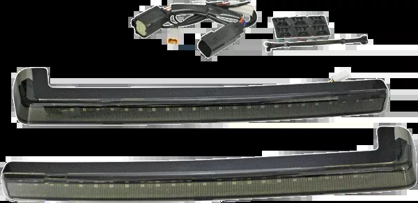 Custom Dynamics LED Run/Brake/Turn Tour-Pak Arms – Smoke Lens – ’14-’25