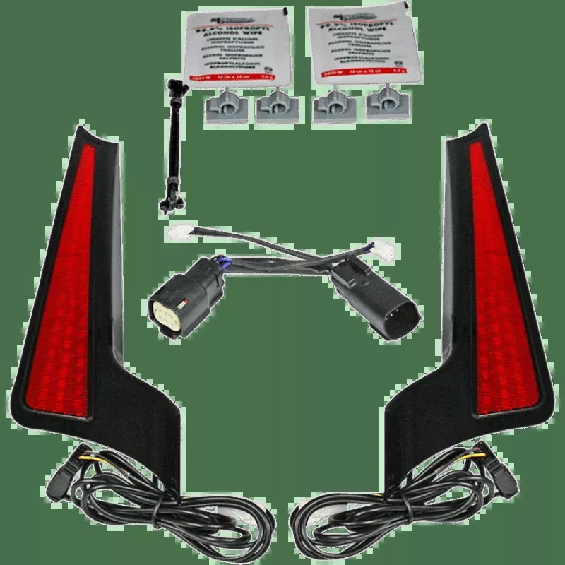 Custom Dynamics Light Fascia 10-13BLK/Red