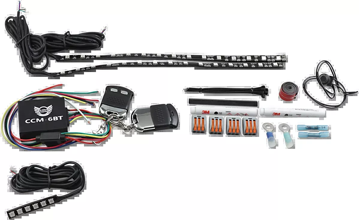 Custom Dynamics Lighted Engine Kit - Indian - CD-IND-TMWK1BM