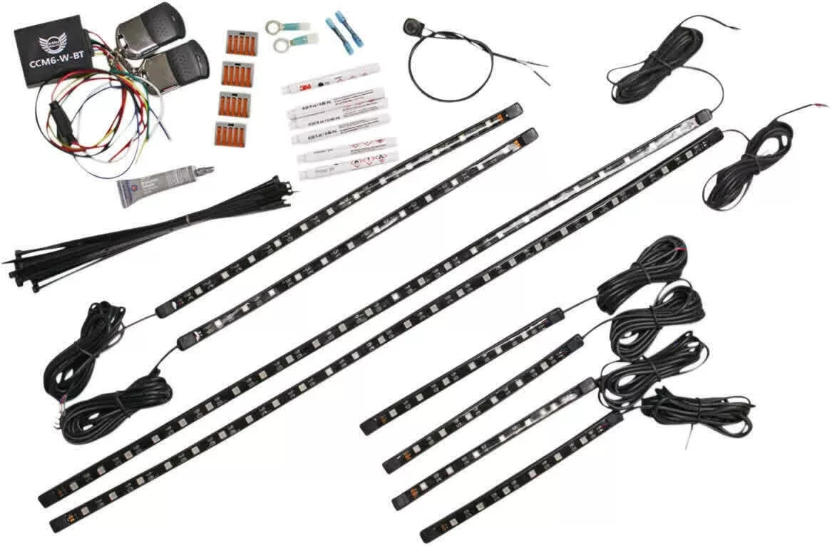 Custom Dynamics MWZ-OR-SNOW-02 LED Accent Light Kit Snowmobile Full SLED Lights
