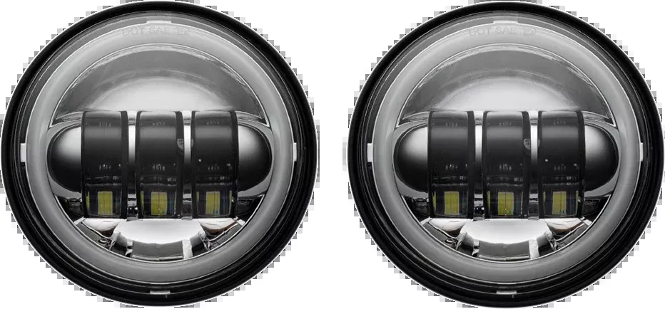 Custom Dynamics Passing Lamp with Halo – 4-1/2″ – Chrome – CD-45-C