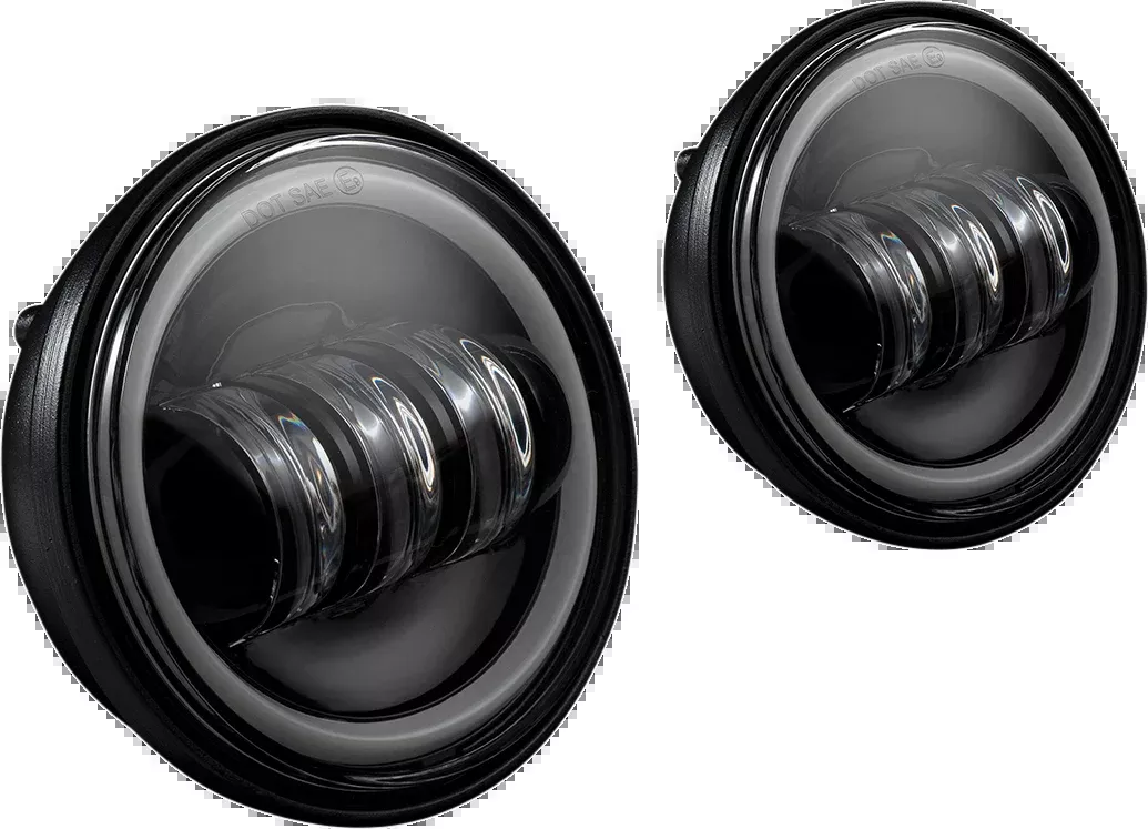 Custom Dynamics Passing Lamps – 4-1/2″ – Black – PG-45-B