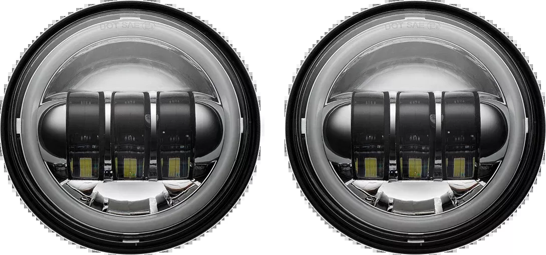 Custom Dynamics Passing Lamps – 4-1/2″ – Chrome – PG-45-C