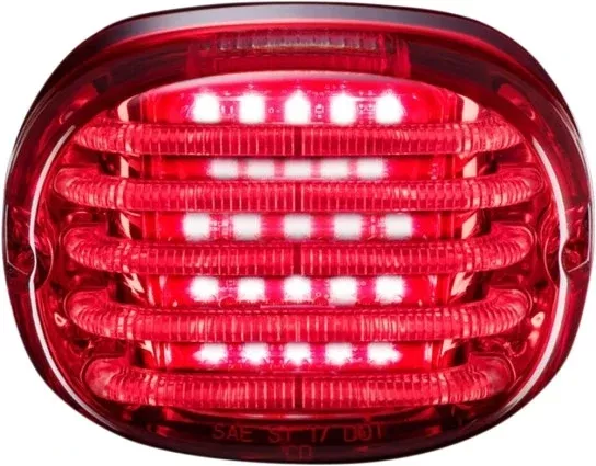 Custom Dynamics PB-TL-SBW-R Red ProBeam LED Squareback Brake Taillight 99-19 FLHT