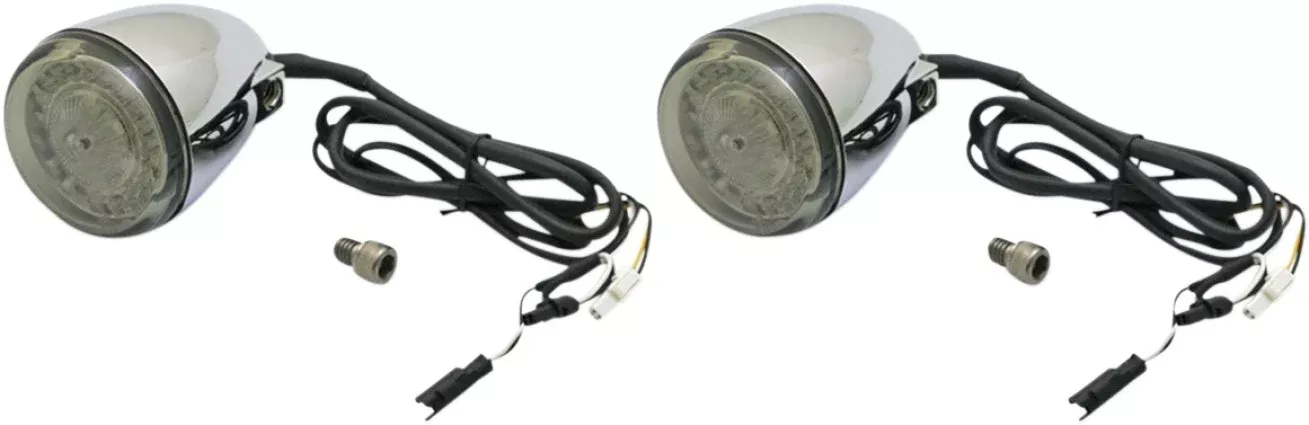 Custom Dynamics ProBeam Chrome Dynamic Ringz LED Turn Signals 14-19 Indian
