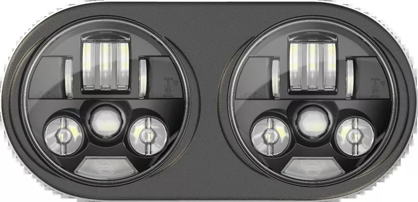 Custom Dynamics ProBeam LED Headlight - FLTR - Black - PB-RG13-B