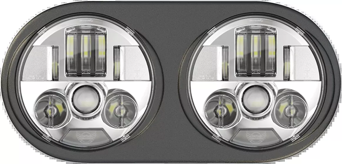 Custom Dynamics ProBeam LED Headlight - FLTR - Chrome - PB-RG13-C
