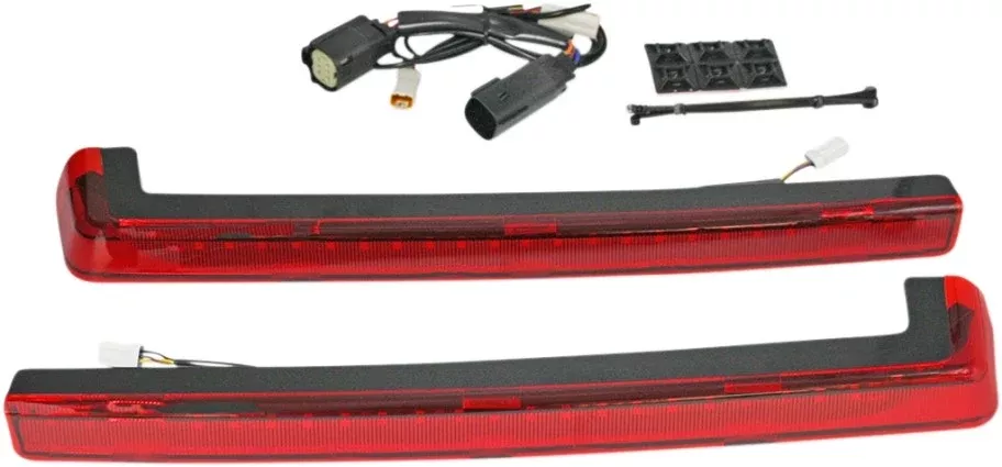 Custom Dynamics ProBeam Red LED Run Brake Turn Tour Pak Arm Harley FLH/T 14-Up