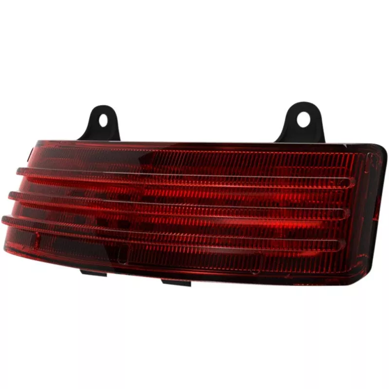 Custom Dynamics ProBeam Red Lens Red LED Tribar Rear Fender Taillight 06-09 FLHX