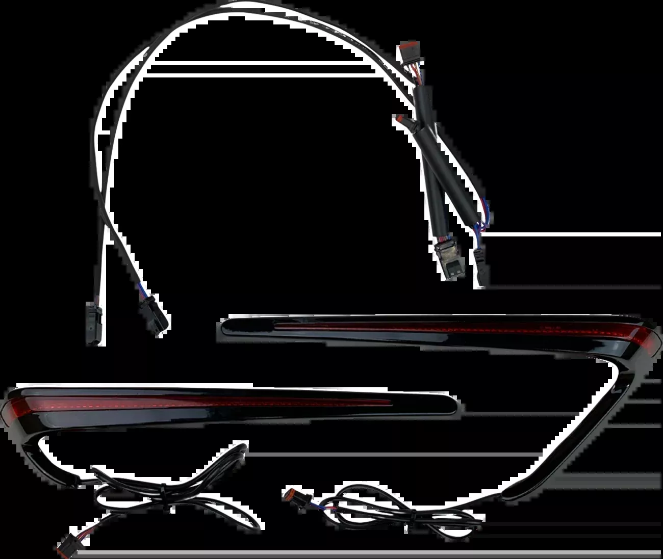 Custom Dynamics Saddlebag LED Lights 4 Harley 18-24 Softail