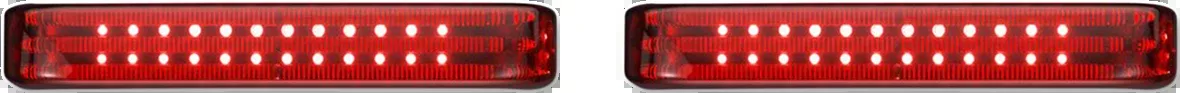 Custom Dynamics Saddlebag LED Lights - Sequential - Black/Red - PB-SBSEQ-SS8-BR