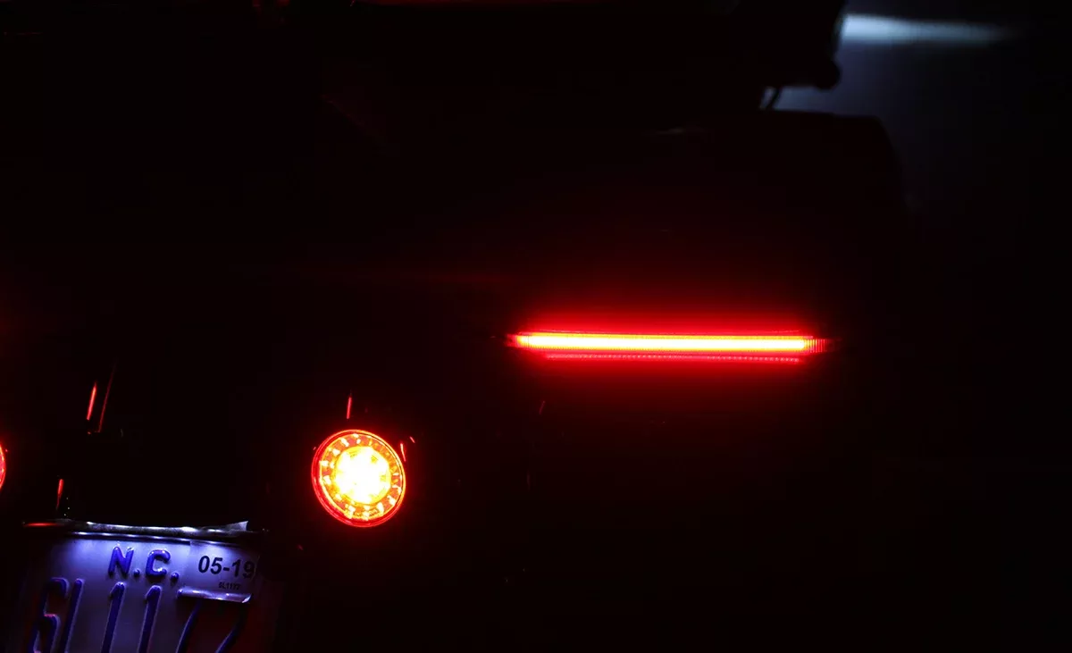 Custom Dynamics Saddlebag Lights - '97-'13 - Red Lens - CD-LP-HD-R
