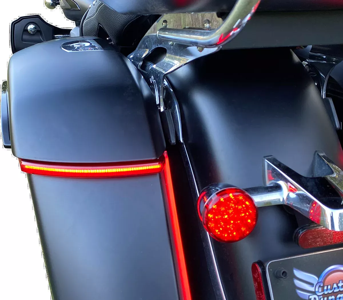 Custom Dynamics Saddlebag Lights - Smoke - CD-INDBAG-INT-S