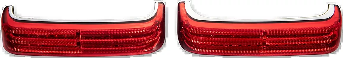 Custom Dynamics Saddlebag Lights - SS8 - Chrome/Red - PB-SB-SS8-CR