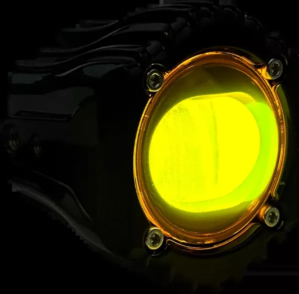 Custom Dynamics Shark Demon Fog Light - Yellow