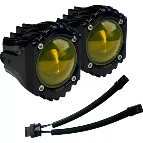 Custom Dynamics Shark Demon LED Fog Lights for 2024-2026 Harley Road Glide