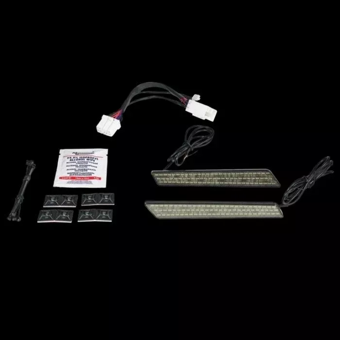 Custom Dynamics Smoke Lens LED Saddlebag Latch Lightz Harley Touring 97-13